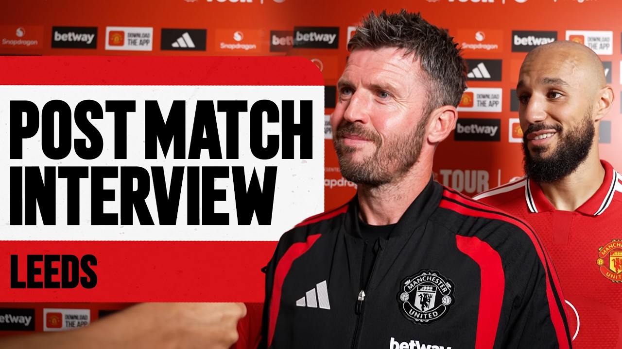 Michael Carrick & Nous Mazraoui Reflect On Win Over Leeds