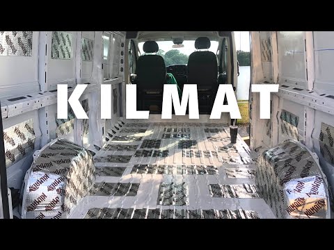 How To Kilmat your van (BEST SOUND DEADENING)