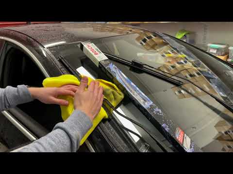 Volvo V40 How To Change Wiper Blades & Put Wiper Arms In Service Position DIY Bosch A310S Wipers