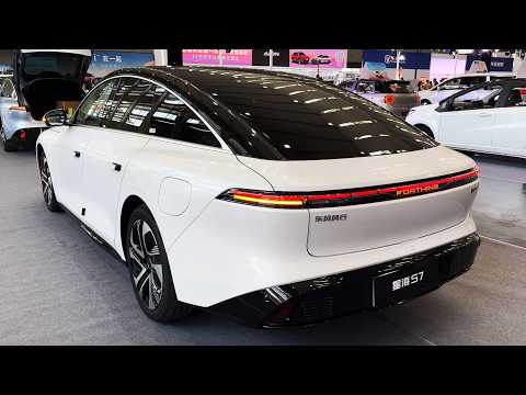 2024 Dongfeng Forthing Xinghai S7 Luxury Electric Sedan Interior and Exterior in details 4K