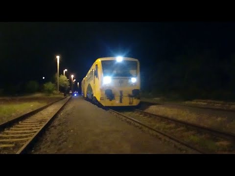 Noční vlak  OS 7726 Roztoky u Křivoklátu
