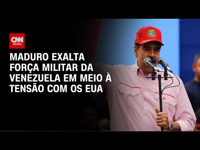 Maduro exalta força militar da Venezuela em meio à pressão de Trump | CNN NOVO DIA