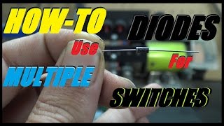How To Wire Multiple Rocker Switches Together Using Diodes (flash all your lights at once)