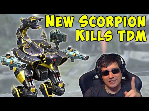 New SCORPION Robot Kills TEAM DEATHMATCH - War Robots Gameplay Mk2 WR
