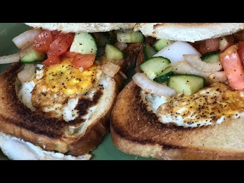 Toad in the Hole Egg Sandwich