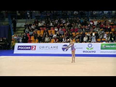 Trubnikova Anna (RUS)  clubs   Grand Prix Moscow 2012