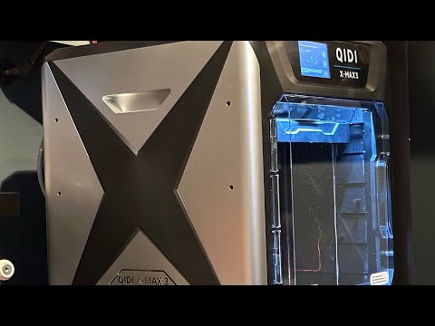 Qidi X-Max 3 Unboxing and Setup. Very Please with this 3D Printer. My first CoreXY printer.