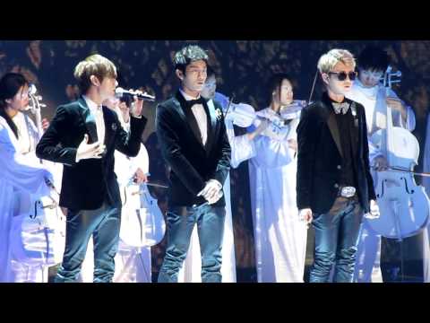 MAMA2011 -  BEAST ft Lang Lang - Soom/Fiction + HyunA & Hyung Seung - Trouble Maker Teaser [FANCAM]