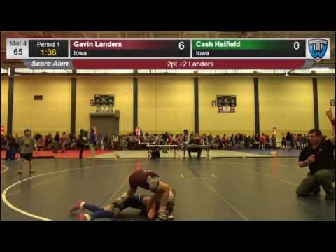 5052 Intermediate 65 Gavin Landers Iowa vs Cash Hatfield Iowa 7861541104