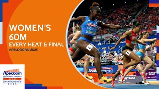 EVERY Heat & Final of the Women's 60m | Apeldoorn 2025