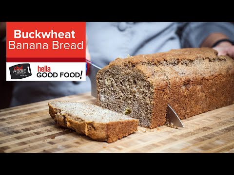 The BEST Ever GLUTEN FREE Buckwheat Banana Bread