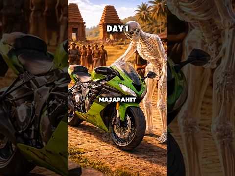 bawa motor ninja ke jaman Majapahit #shortvideo #facts