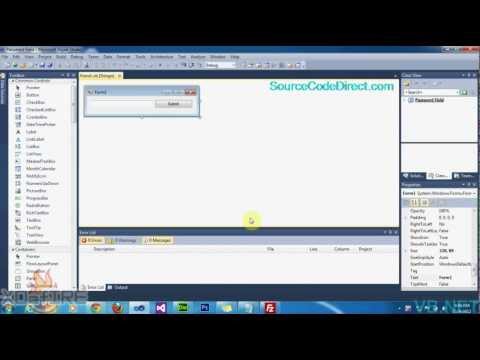 {VB.NET}∞Tutorial 20 - Password Field