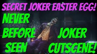 NEVER BEFORE SEEN JOKER EASTER EGG!! (ARKHAM KNIGHT)