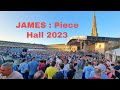 James in concert at the Piece Hall 2023