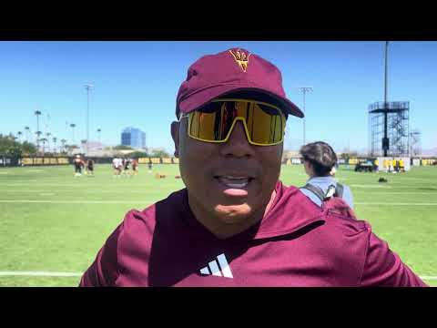 DevilsDigest TV: ASU's WR’s coach Hines Ward’s post-practice comments