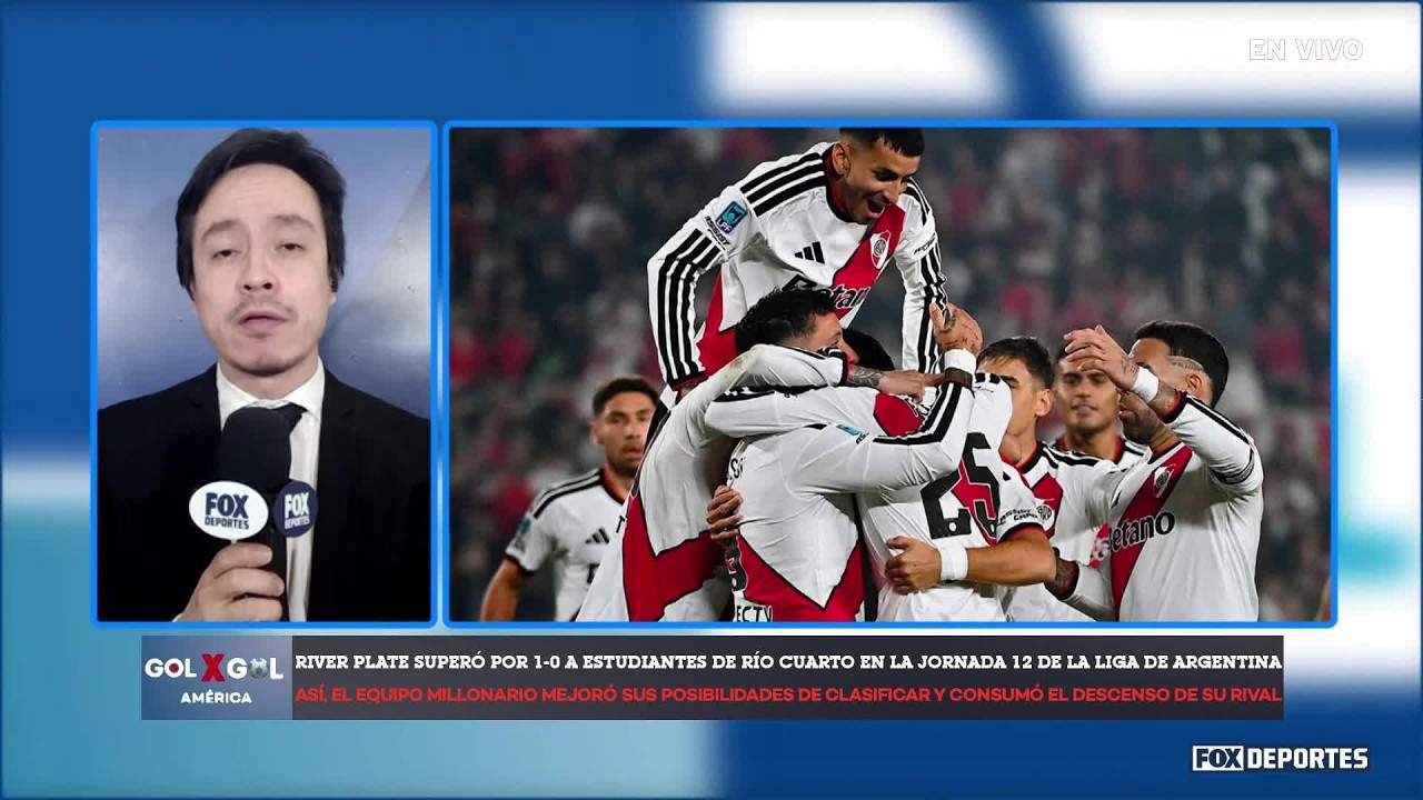 RIVER PLATE 1-0 ESTUDIANTES RÍO CUARTO | Importante triunfo del 'Millonario' en casa | GolXGol