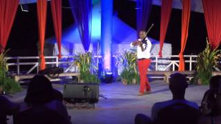 Video thumbnail for David Frank Lucy (Violin) waterfront Jazz 2015 NXT NS design violin by David Frank