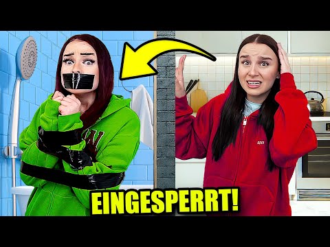 Jemand hat Alina im Badezimmer eingesperrt ! 😰🛁 (Tür geht nicht auf) - Celina