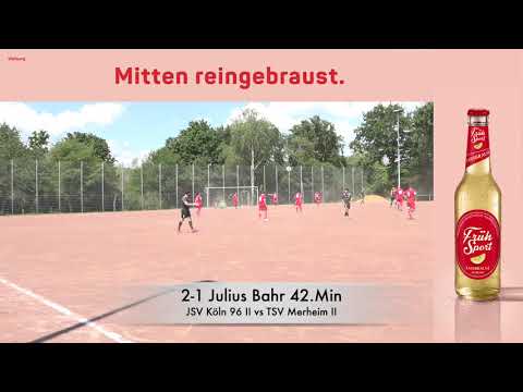 JSV Köln 96 II VS TSV Merheim II| Pass Schuss Tor