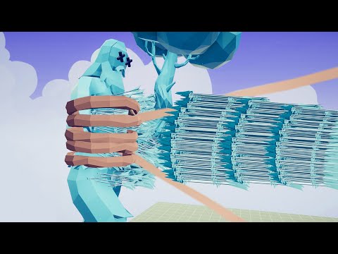 LASSO + GOD ICE ARCHER vs EVERY UNIT - TABS Totally Accurate Battle Simulator