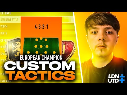 TACTICS OF A EUROPEAN CHAMPION, MOST OVERPOWERED CUSTOM TACTICS ON FIFA 22!!!