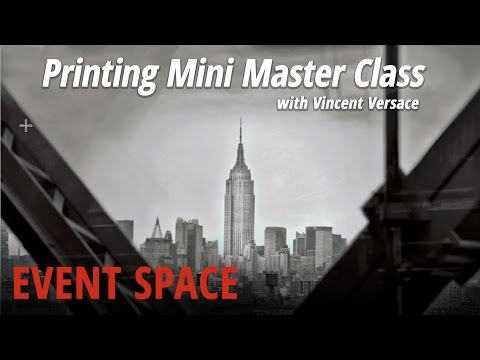 Printing Mini Master Class with Vincent Versace
