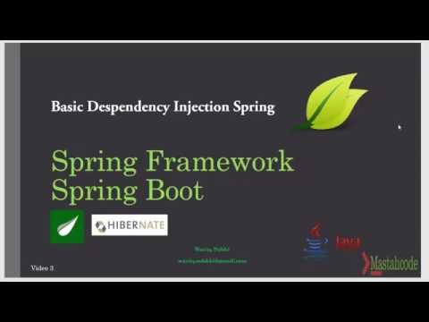 Spring framework dan spring boot tutorial 3 -  basic despendency injection