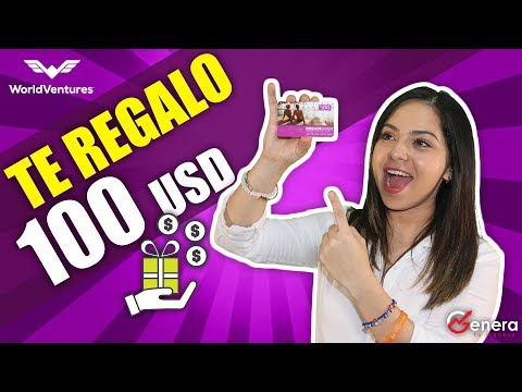 Te regalo una tarjeta de 100 USD con Dream Giver de WorldVentures