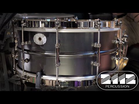 Ludwig 6.5x14" Limited Edition "Satin De Luxe" Snare Drum (Satin Black over Brass, Tube Lugs, Single Flanged Hoop, Nickel Plated Hardware) image 12