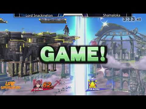 OUG 2018 - SSB4: vSlash|Lord Snackington (Lucina) vs Shamaloka (Pikachu) - Pools