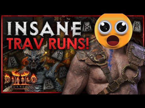 The most DISGUSTING Hour of Travincal Runs (3 HIGH RUNES???)