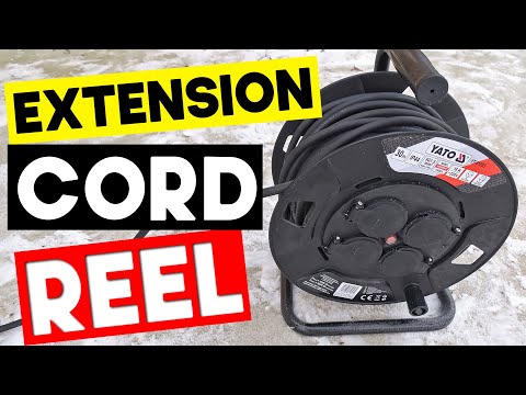 Удлинитель сетевой 30 м на катушке, 16 А, 3-жильный кабель YATO Удлинитель сетевой 30 м на катушке, 16 А, 3-жильный кабель YATO