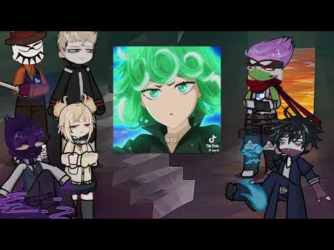 MHA BNHA villains 𝙧𝙚𝙖𝙘𝙩 𝙩𝙤 tatsumaki | one punch man | Deku | Gacha life