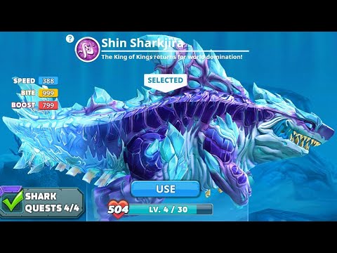 Hungry Shark World - NEW SHIN SHARKJIRA Unlocked Bigger, Stronger & Faster - Android Gameplay