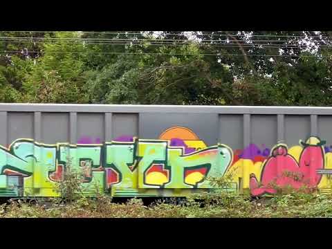 66604 working 6H87 from Crewe Basford Hall SSM to Guide Bridge Virtual Quarry FHH 3/9/22