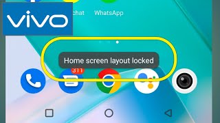 Home Screen Layout Is Locked Vivo | Home Screen Layout Is Locked