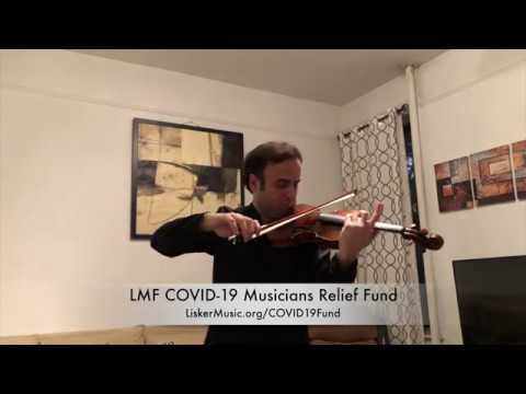 LMF COVID-19 Musicians Relief Fund - Bela Horvath (violinist)