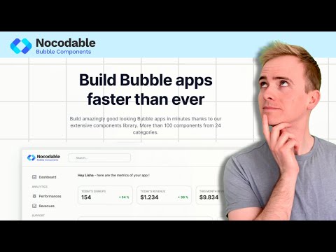 Instant Landing Page in Bubble.io – Built in Just 10 Seconds! thumbnail