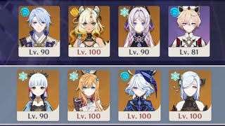 【原神】Ver.Luna VI a 螺旋12層 神里兄妹をキャリーして星9攻略【Genshin Impact】