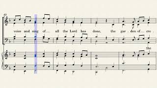 The Lord at First Did Adam Make -  Arr. R. Rufin (Alto Practice)