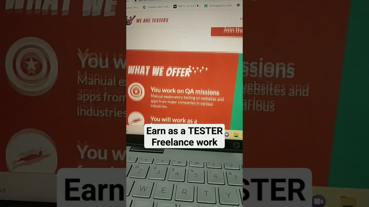 Testing Job #3: Earn as a Tester #workfromhome #freelancing #parttimejob #shorts #short #trending