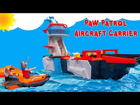 Assistant Helps Paw Patrol Might Pups with their Aircraft Carrier