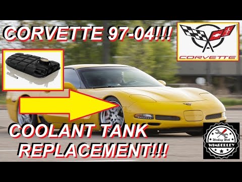 C5 Corvette Coolant Reservoir Tank Removal & Installation 1997-2004 How To Replace Change Expansion