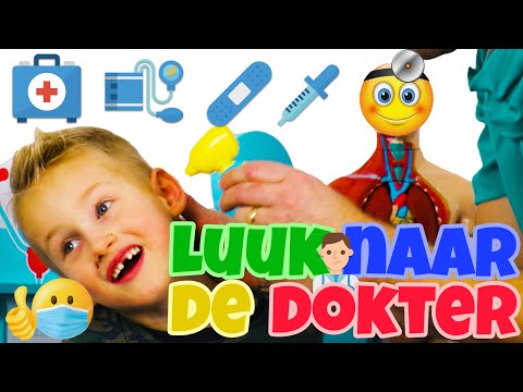 Luuk gaat naar de dokter | Ziek zijn | Kinderfilmpje | doen alsof