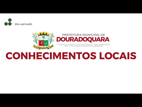 AULÃO DE CONHECIMENTOS LOCAIS DOURADOQUARA