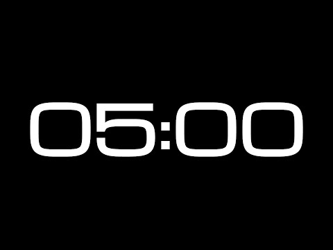 5 Minute Countdown Timer / NO SOUND