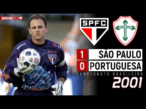 São Paulo 1-0 Portuguesa - 2001 - Rogério Ceni secures the victory with 8 difficult saves!!