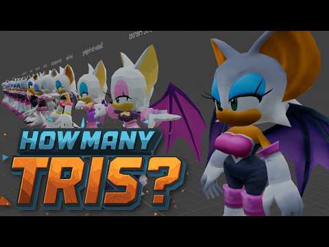 The Ultimate Rouge the Bat Model Showdown - How Many Tris?