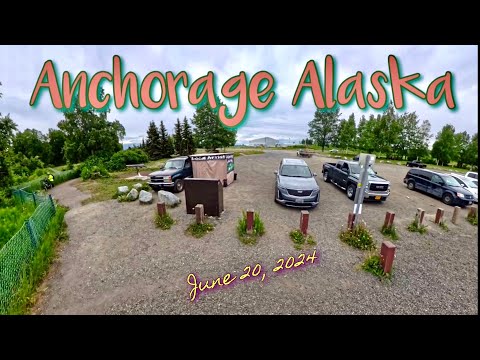 Anchorage, Alaska. Drive. Point Woronzof, Earthquake Park (06-20-24)